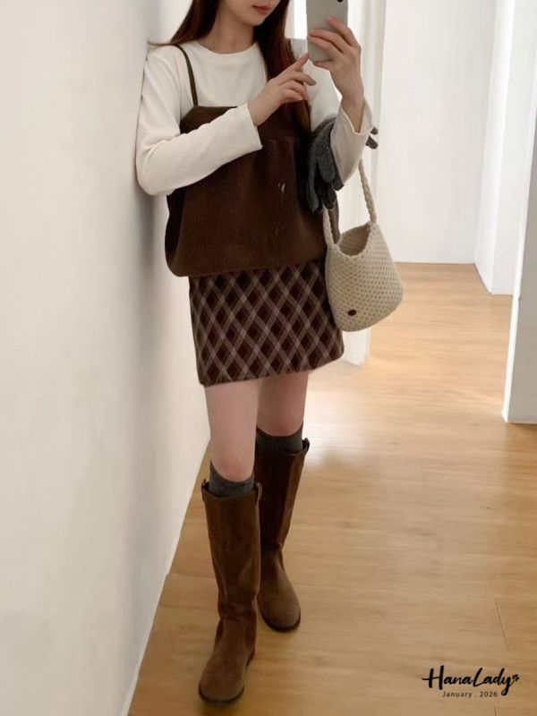 LEA82 兩件式熊寶寶棉絨上衣 