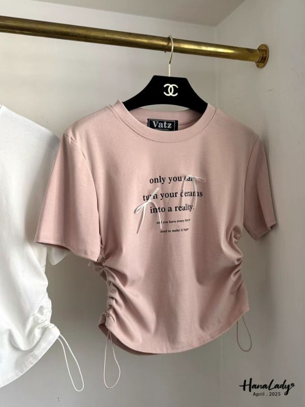 WFB06 甜酷風蝴蝶抽繩上衣 正韓 韓國服飾 韓國連線
