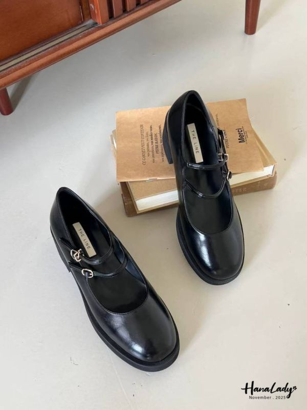 WJB30 雙環亮面增高娃娃鞋 