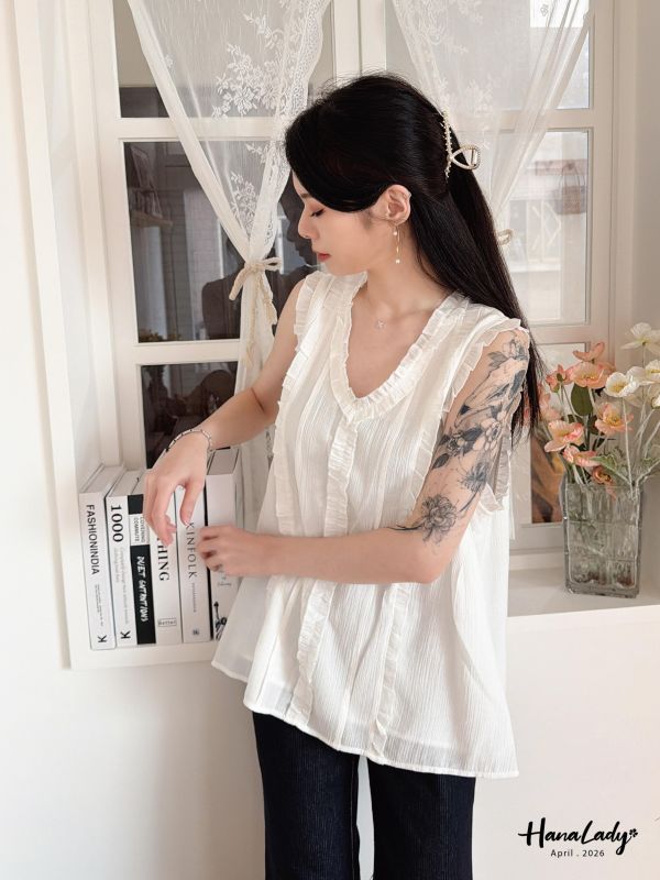 LFA87 巴洛克珍珠鯊魚夾 