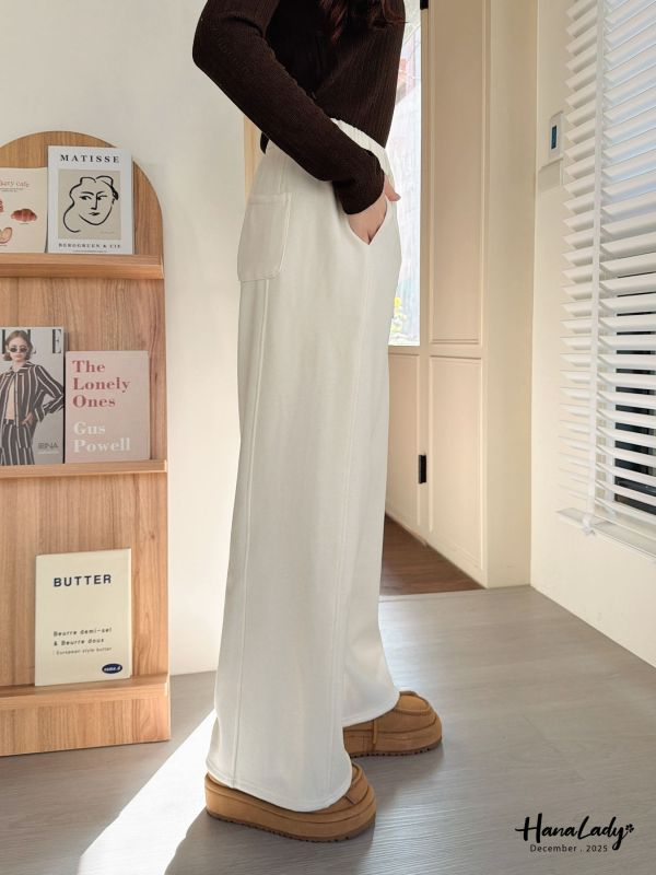 WQA40 超暖內刷絨厚磅休閒褲 