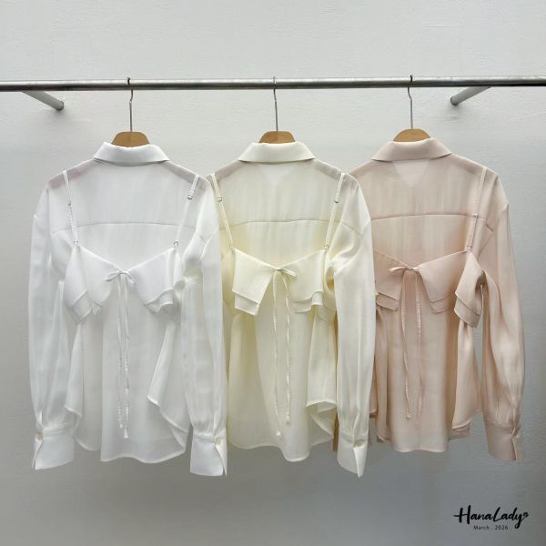 LSA32 兩件式柔美雪紡上衣 