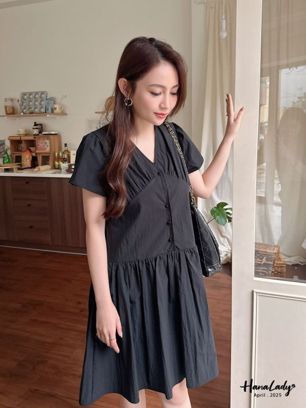 WFA85 V領公主風洋裝 正韓 韓國服飾 韓國連線