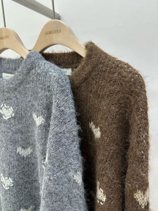 WQA65 滿滿愛心造型針織上衣 