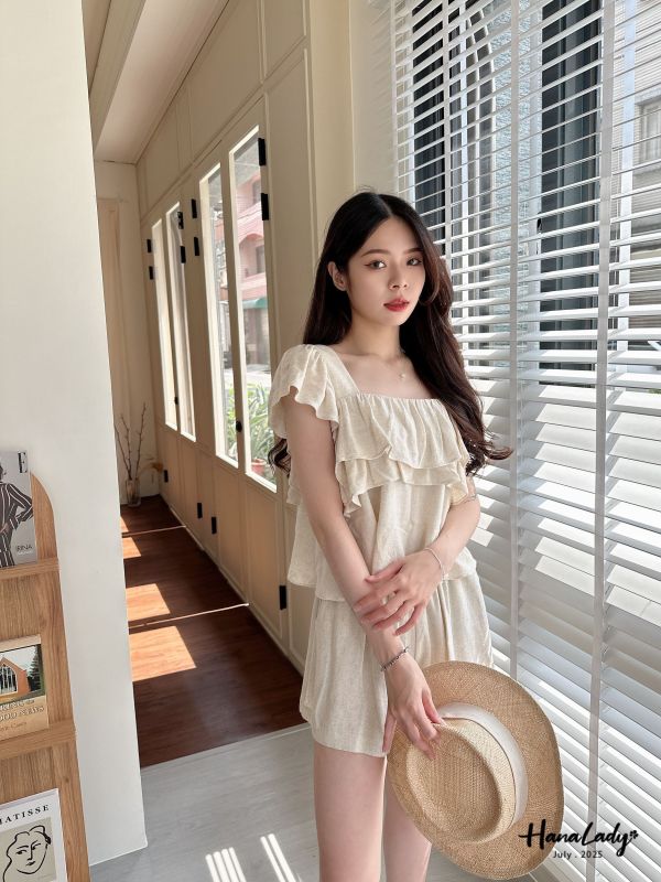 WCA22 親膚棉麻層次套裝 
