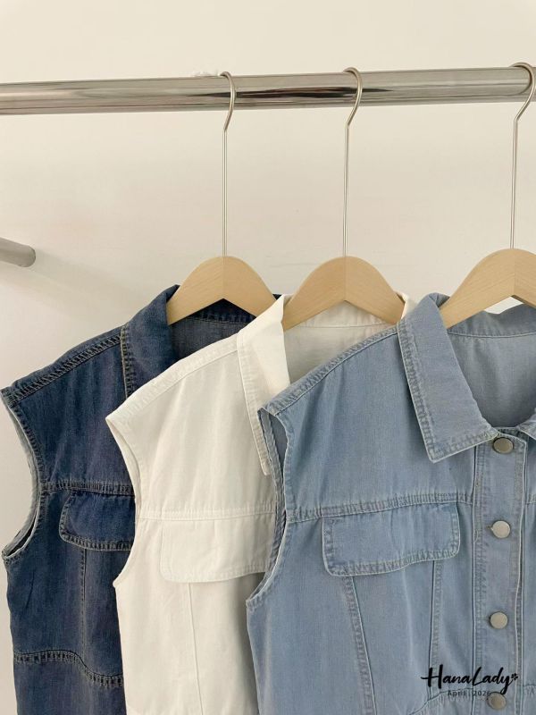 LFA17 必收百搭薄丹寧背心 