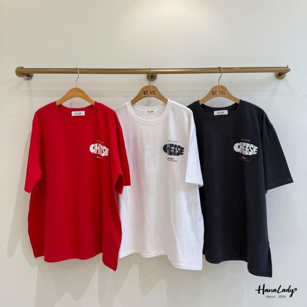 LSA38 簡簡單單CHEESE棉T 