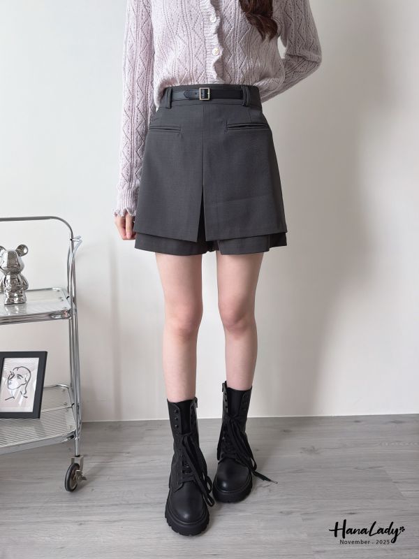 WJB27  秋冬必收粗帶造型軍靴 