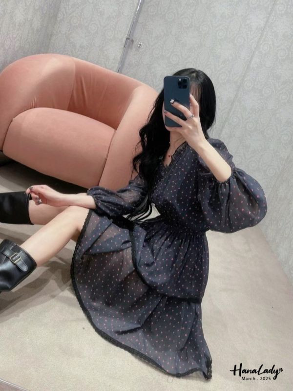 WSA63 浪漫愛心層次褲裙洋 