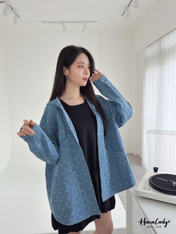 LFA35 可愛雲朵裙口袋短洋 