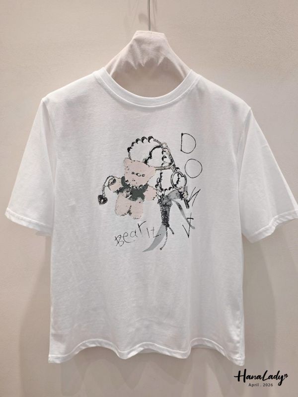 LFA28 親膚棉熊熊T恤 