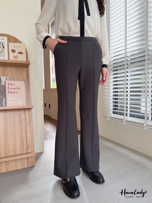 WTA63 必收款順身小喇叭西裝褲 