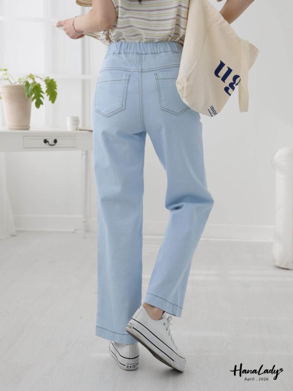 LFA33 挺版混棉休閒長褲 