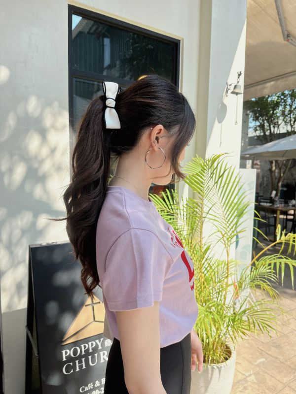 WWB04 甜美風蝴蝶結馬尾夾 