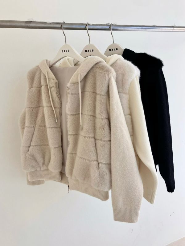 WQA73 超舒服針織毛毛外套 