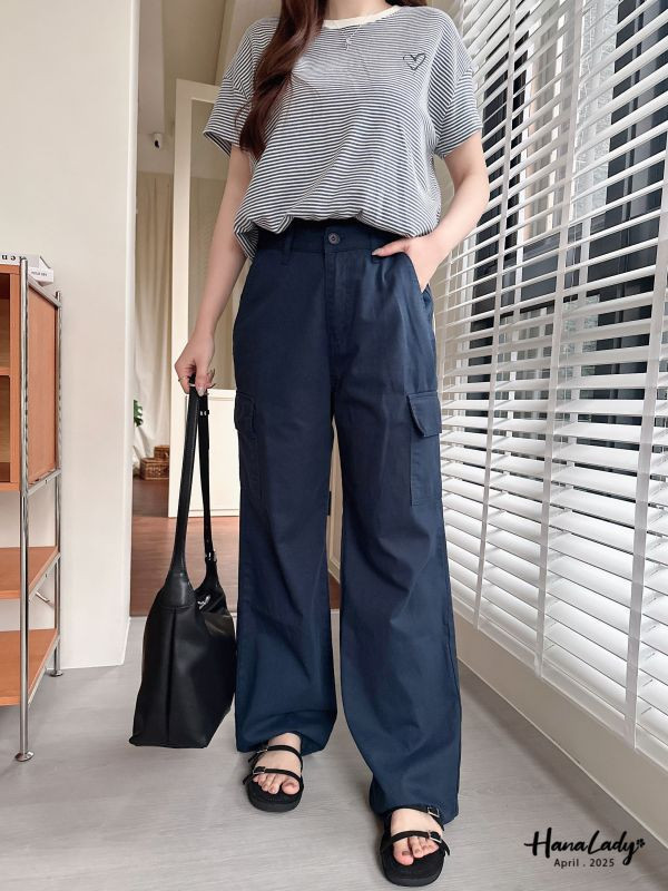 WFA55 休閒率性工裝長褲 正韓 韓國服飾 韓國連線
