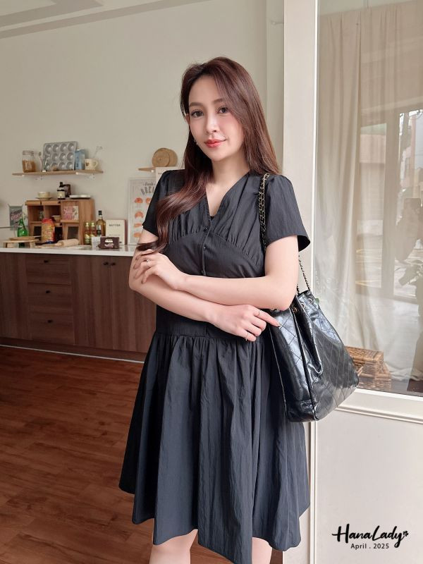 WFA85 V領公主風洋裝 正韓 韓國服飾 韓國連線