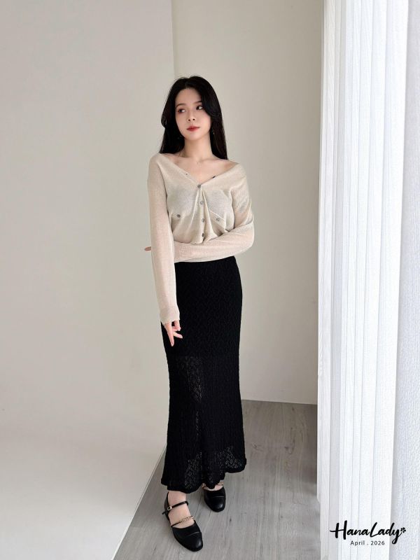 LFA61 浪漫蕾絲魚尾裙 