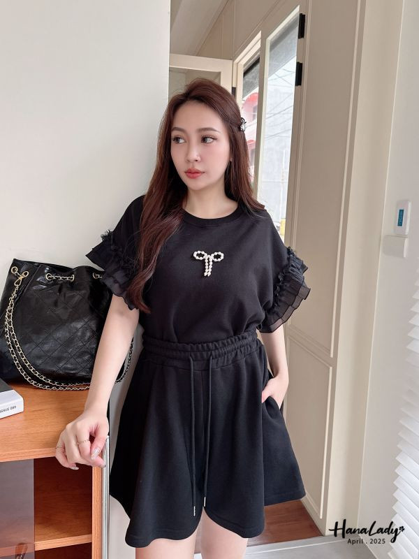 WFA30 質感休閒抽繩口袋褲裙 正韓 韓國服飾 韓國連線