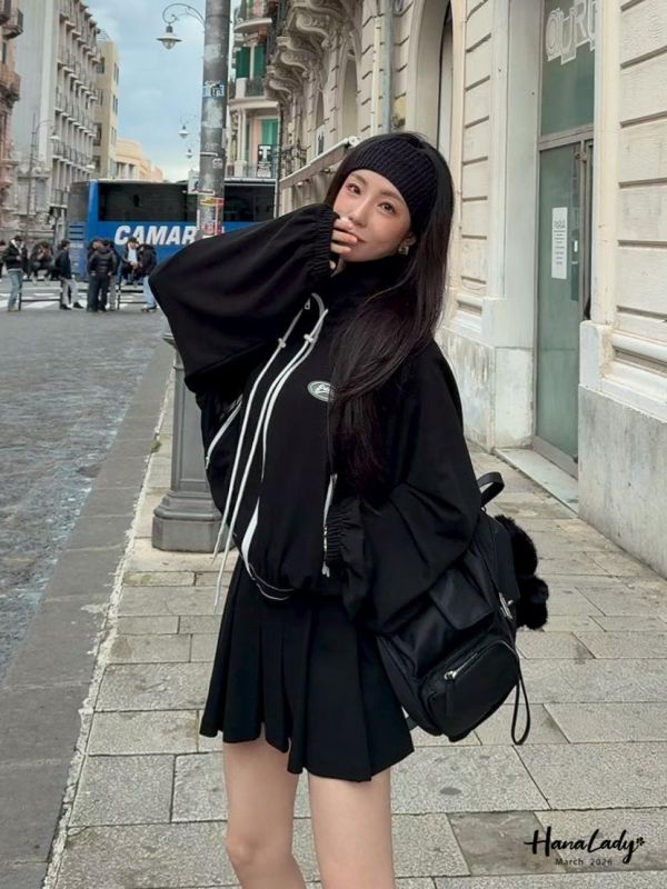 LSA04 率性拉鍊設計運動風外 