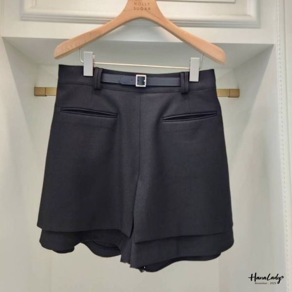 WJA22 版篇大造型腰帶短褲 