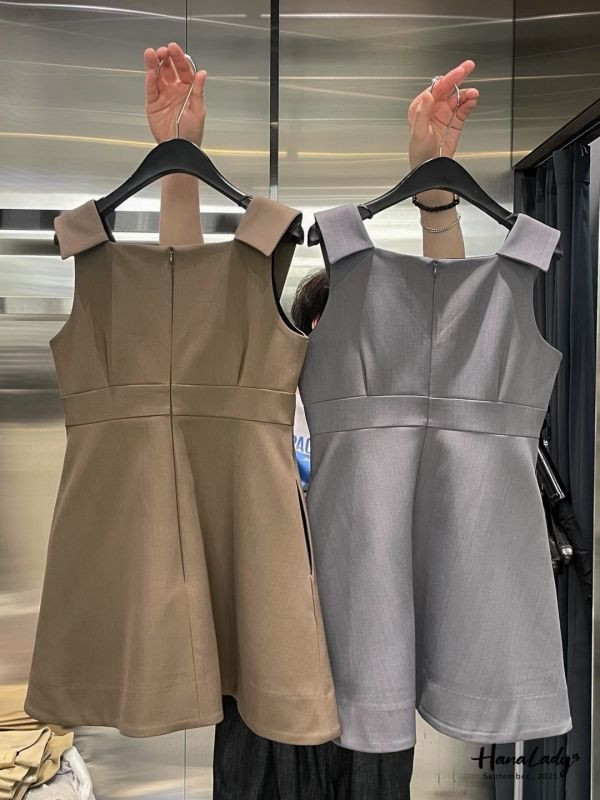 WKA54 高質感翻領設計洋裝 