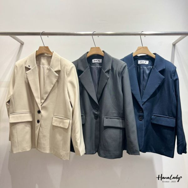 WTA10 簡約後開衩雙口袋西外 