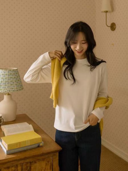 WQB02 暖呼呼絨棉磨毛圓領上衣 