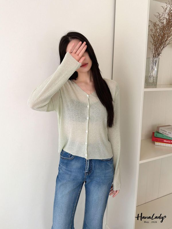 LWA25 激瘦視覺輕薄針織小外套 