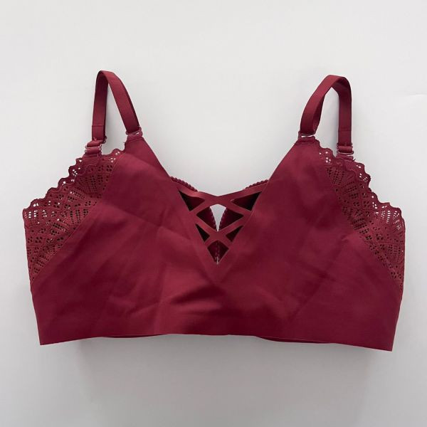 WQB56 韓國前扣式蕾絲美背厚墊內衣 