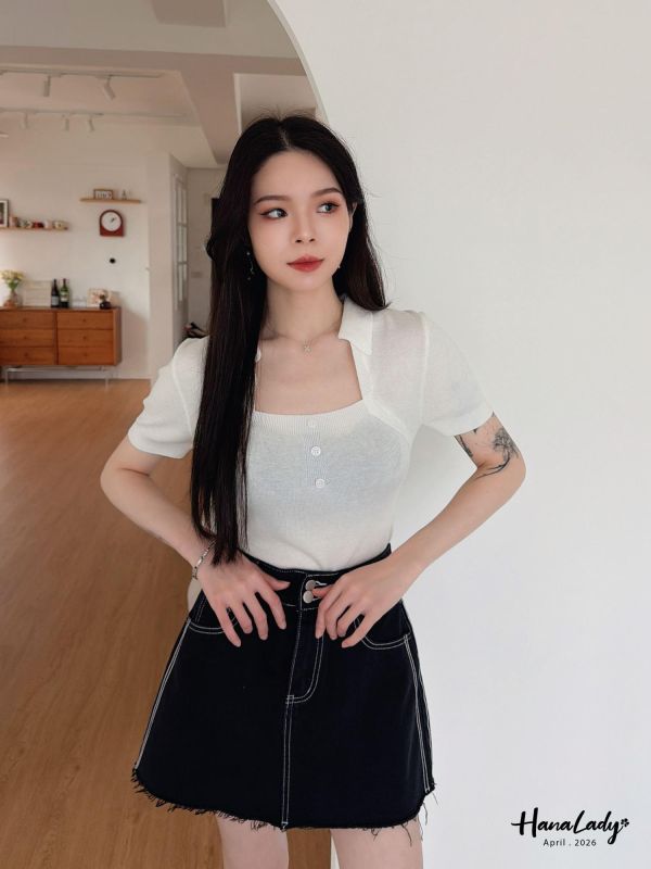 LFA62 小性感細軟針織上衣 