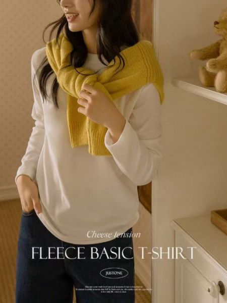 WQB02 暖呼呼絨棉磨毛圓領上衣 