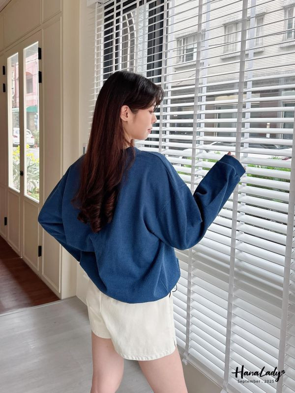 WKA14 高質感細柔毛巾布排釦外 