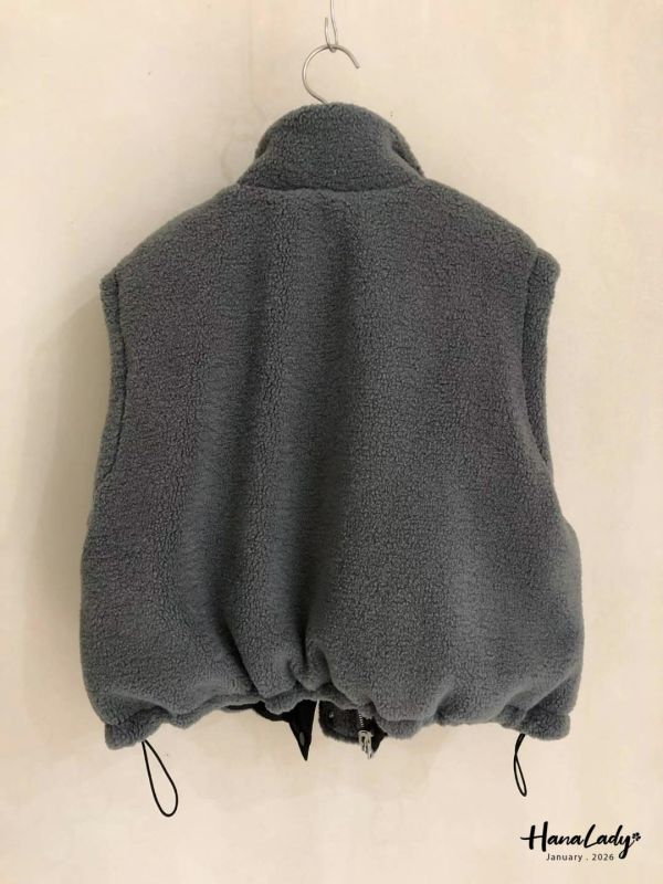 LEB01 雙面都能穿羊羔毛鋪棉外 