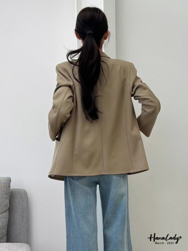 WSB12 雙釦俐落簡約西外 