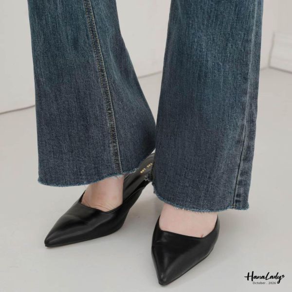 LTA51 無敵顯瘦小喇叭丹寧褲 