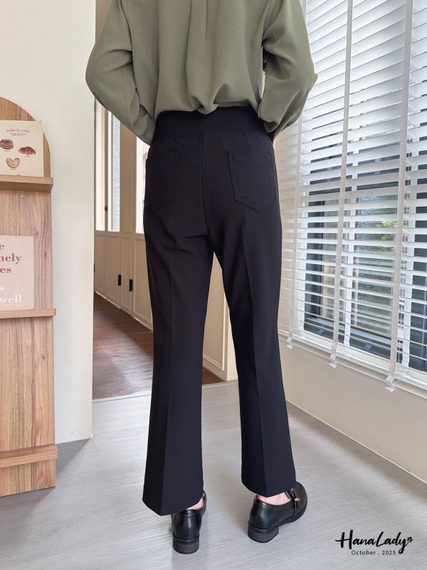 WTA21 收腹設計雙扣西裝褲 