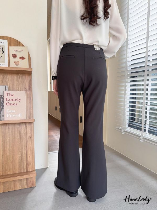 WTA63 必收款順身小喇叭西裝褲 