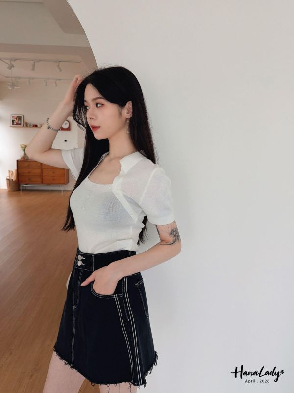 LFA62 小性感細軟針織上衣 