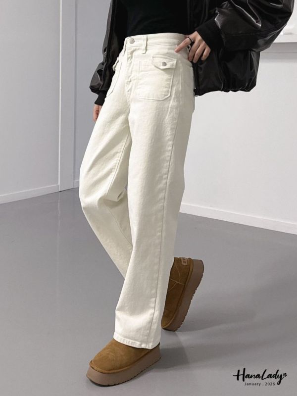 LEB13 超親膚棉內磨毛休閒褲 