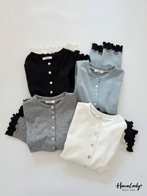 LSA33 Q擺知性排釦上衣 