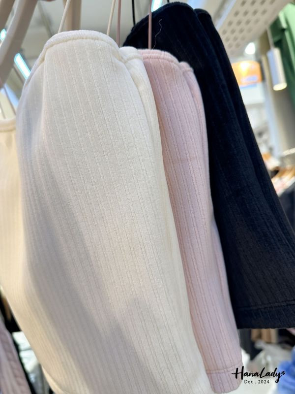 FQA85 絨布坑條細肩平口bratop 