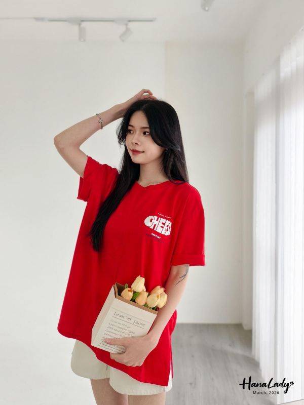 LSA38 簡簡單單CHEESE棉T 