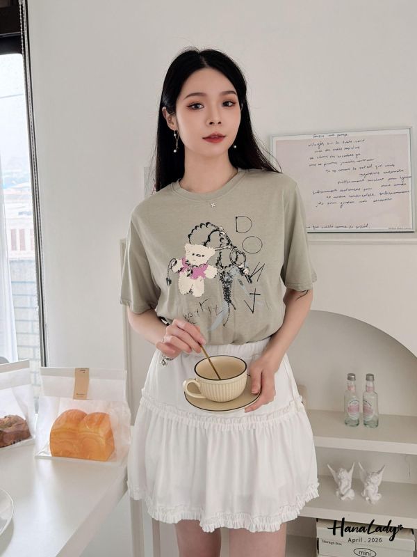 LFA28 親膚棉熊熊T恤 