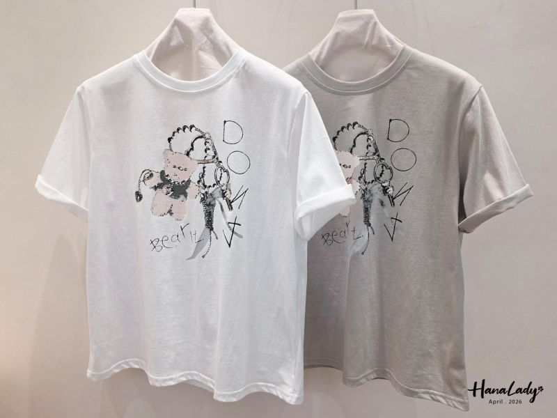 LFA28 親膚棉熊熊T恤 