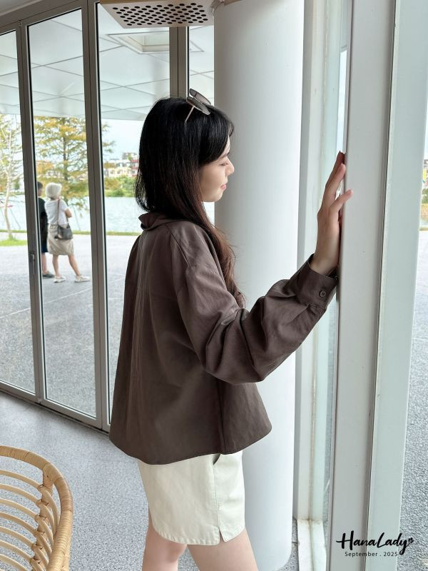 WKA92 兩件式條紋拼襯衫廣州選品 