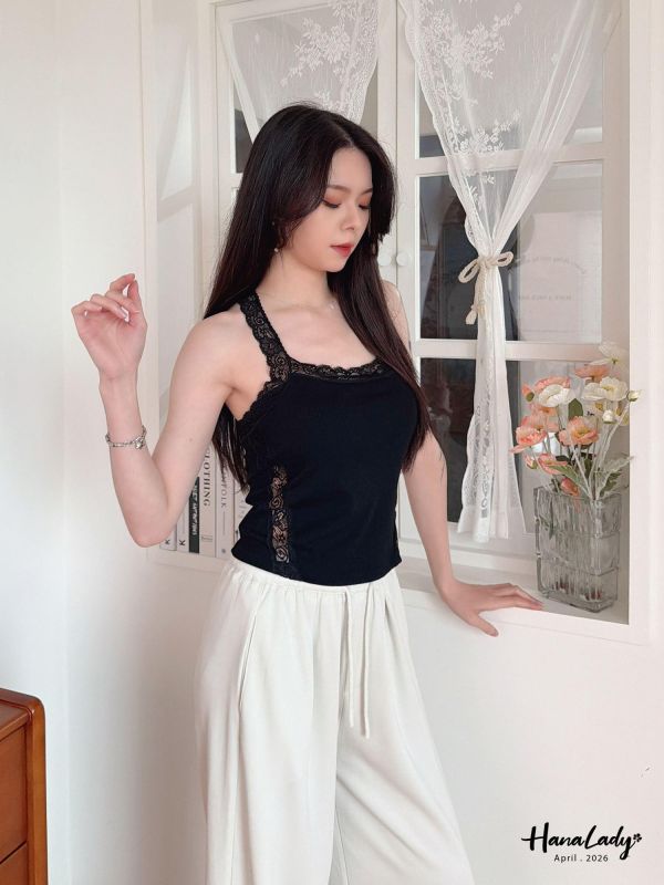 LFA99 美背方領蕾絲BraTop 