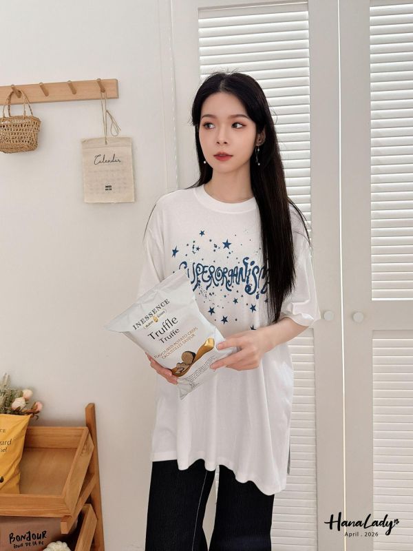 LFA72 星星卯釘嫩Q棉T 