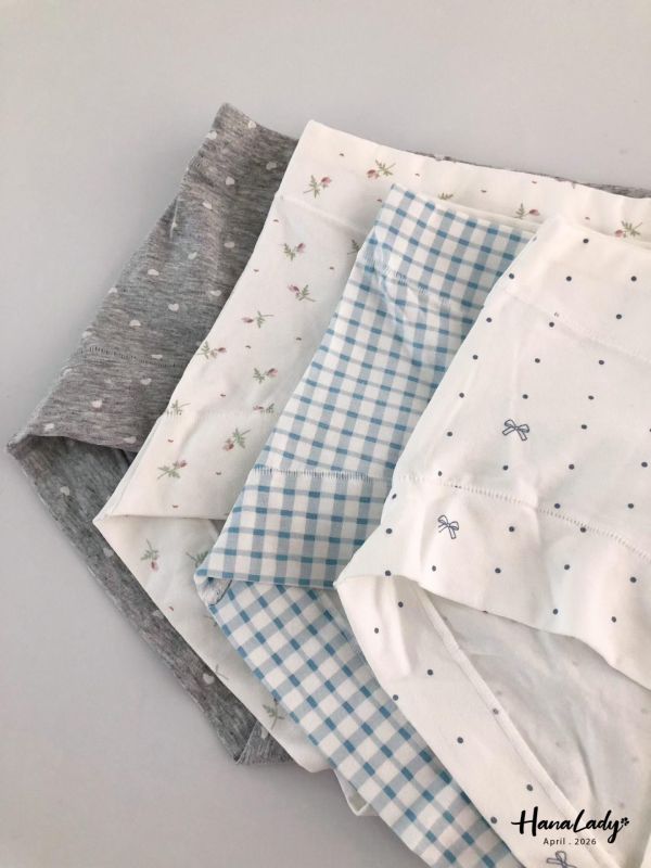 LFA74 韓國可愛小圖紋棉質內褲 