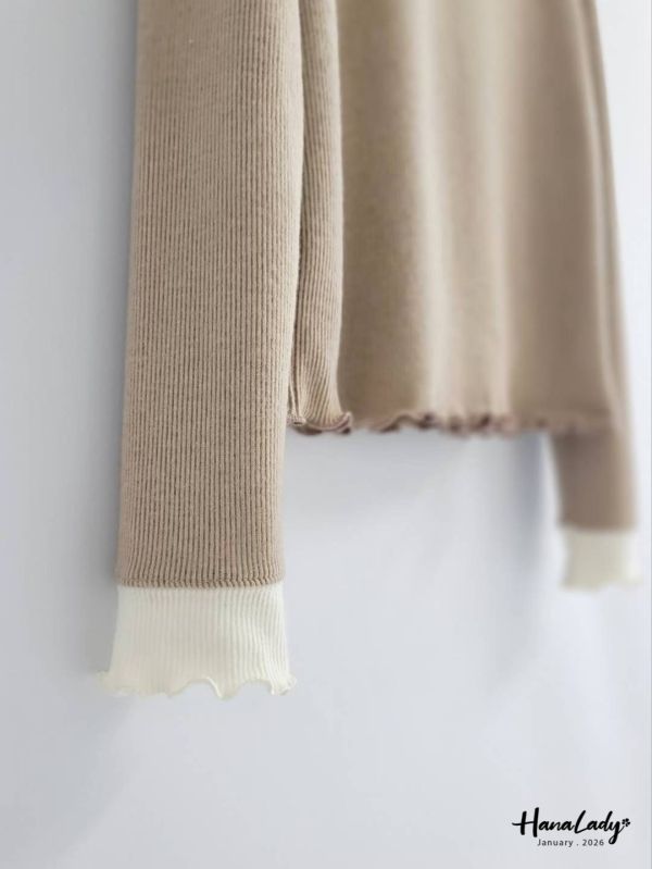 LEA71 親膚又暖呼毛料針織上衣 